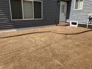 Exposed Aggregate Patio, Pressure Wash & Seal in Macomb Twp.
