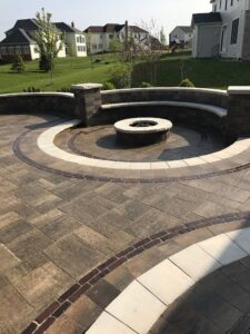 Brick Paver Patio After Cleaning & Sealer